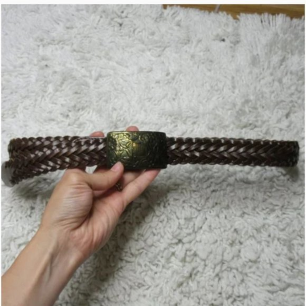 J & M‎ Davidson woven leather belt sz 32